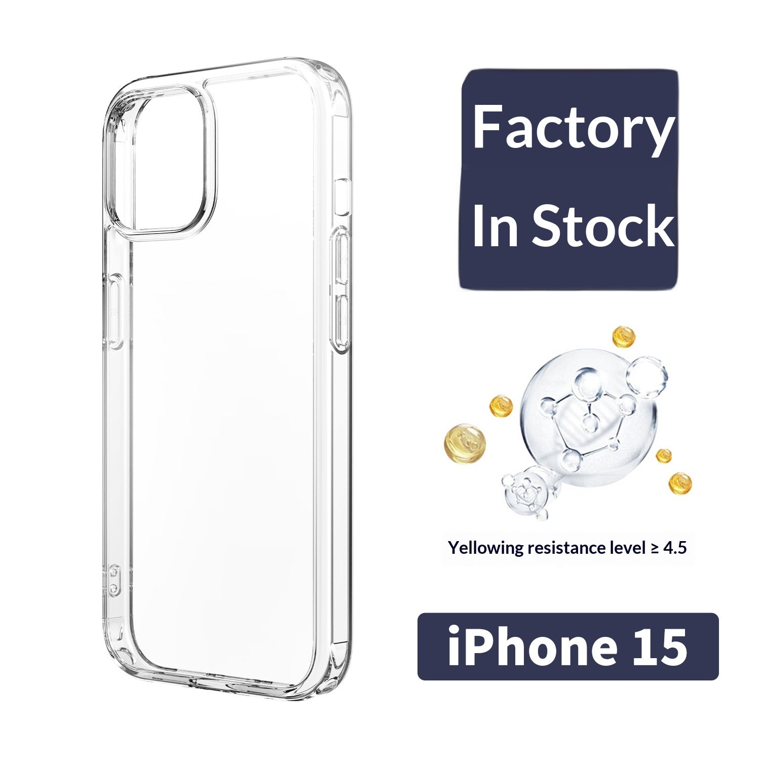 Corps complet transparent Drop preuve téléphone Case