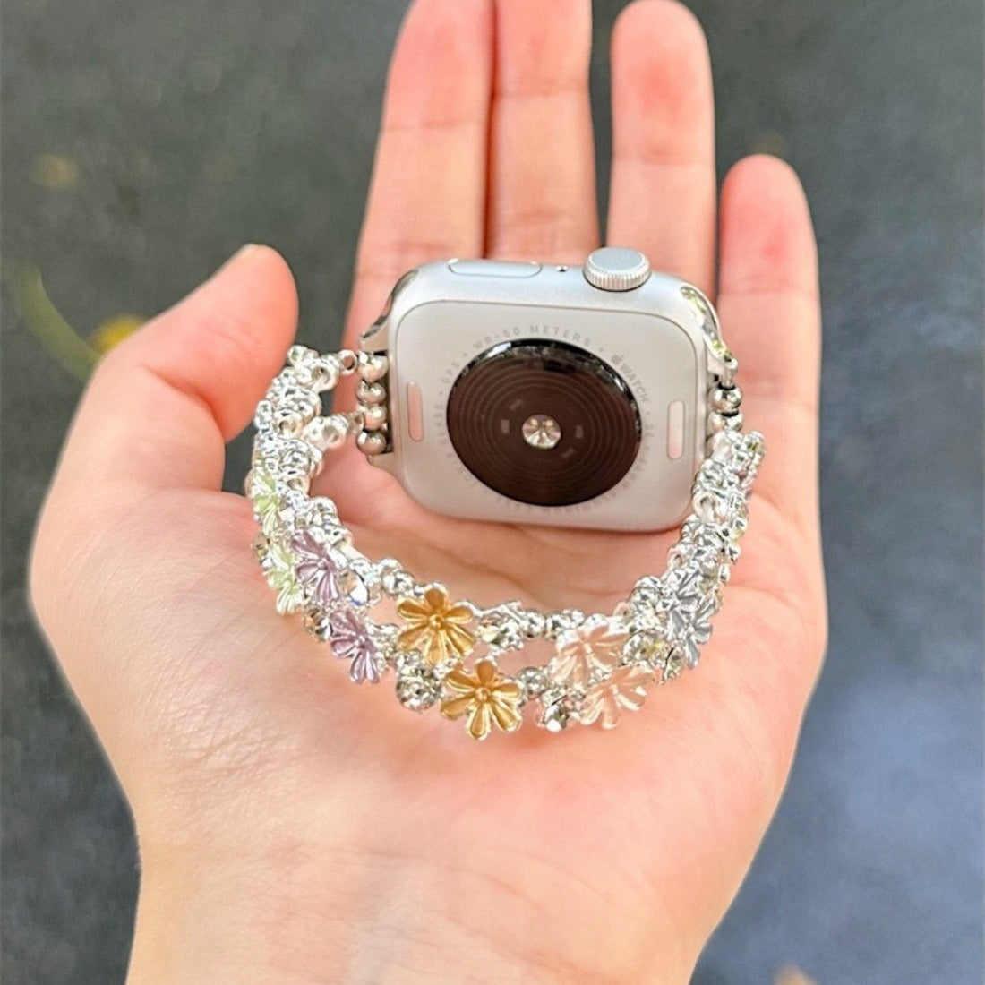 Bracelet daisy-fleur élastique à boucle unique
