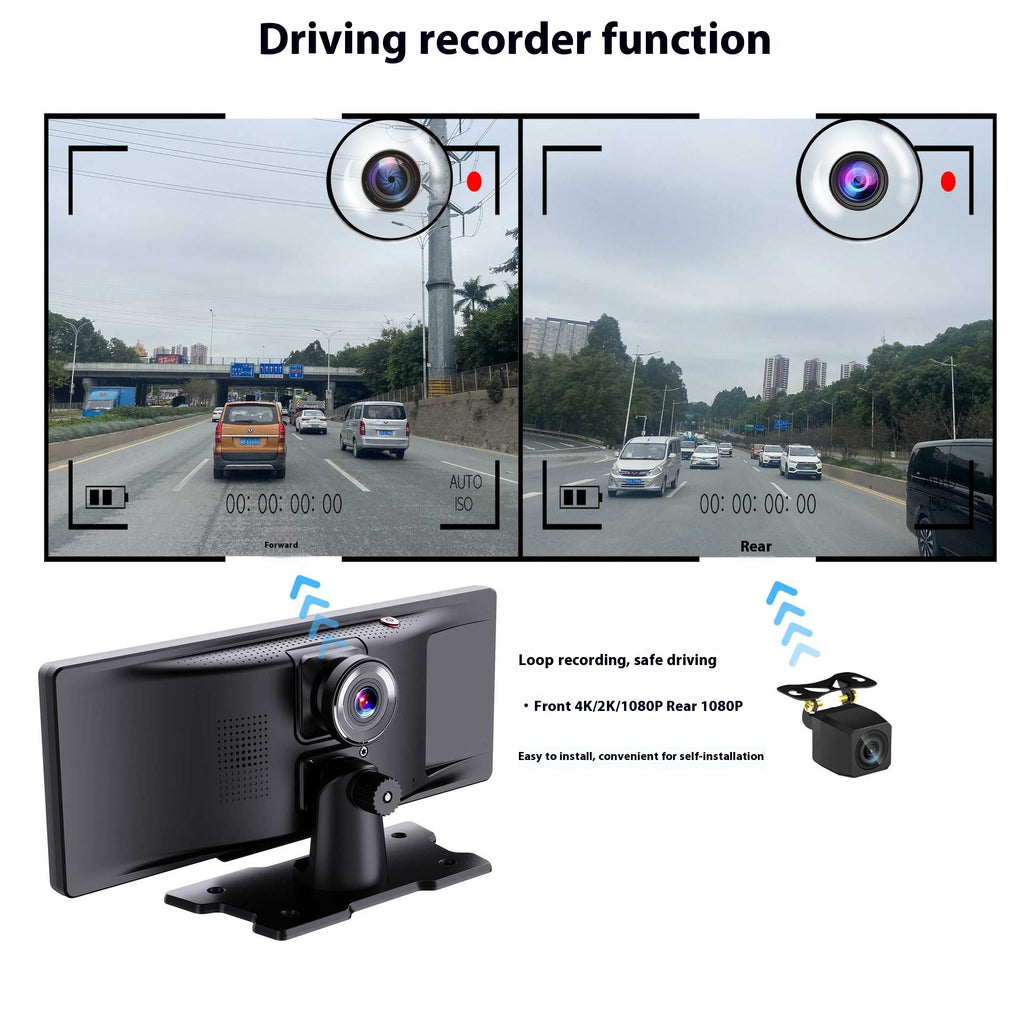 Wireless Carplay Light Sense Wifi Navigation Enregistreur de conduite