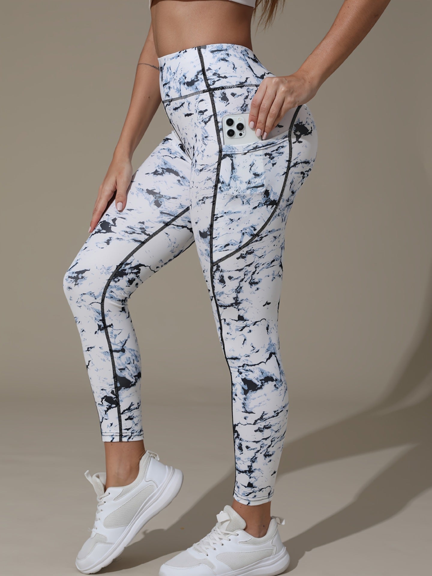 Pantalons de yoga populaires avec impression numérique