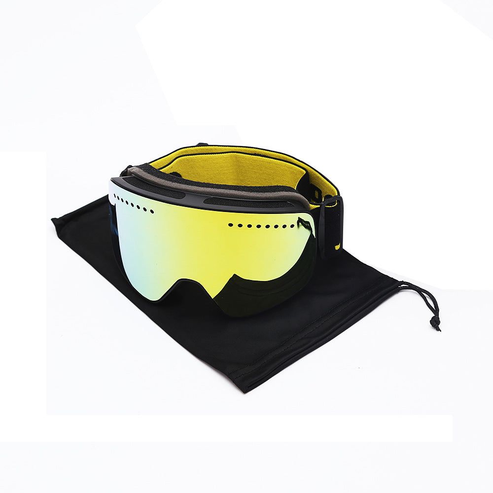 Double anti-fog italien Tablette Protection des yeux Lunettes de ski