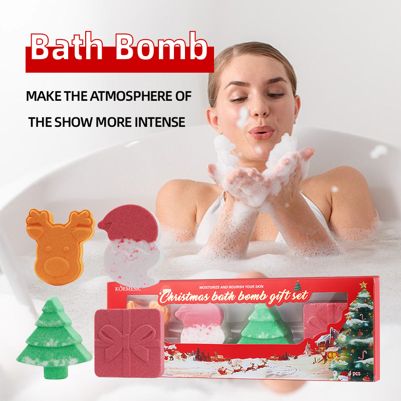 Ensemble cadeau pour baignoire et douche de Noël KORMESIC FT 105g-105g-105g-105g-105g