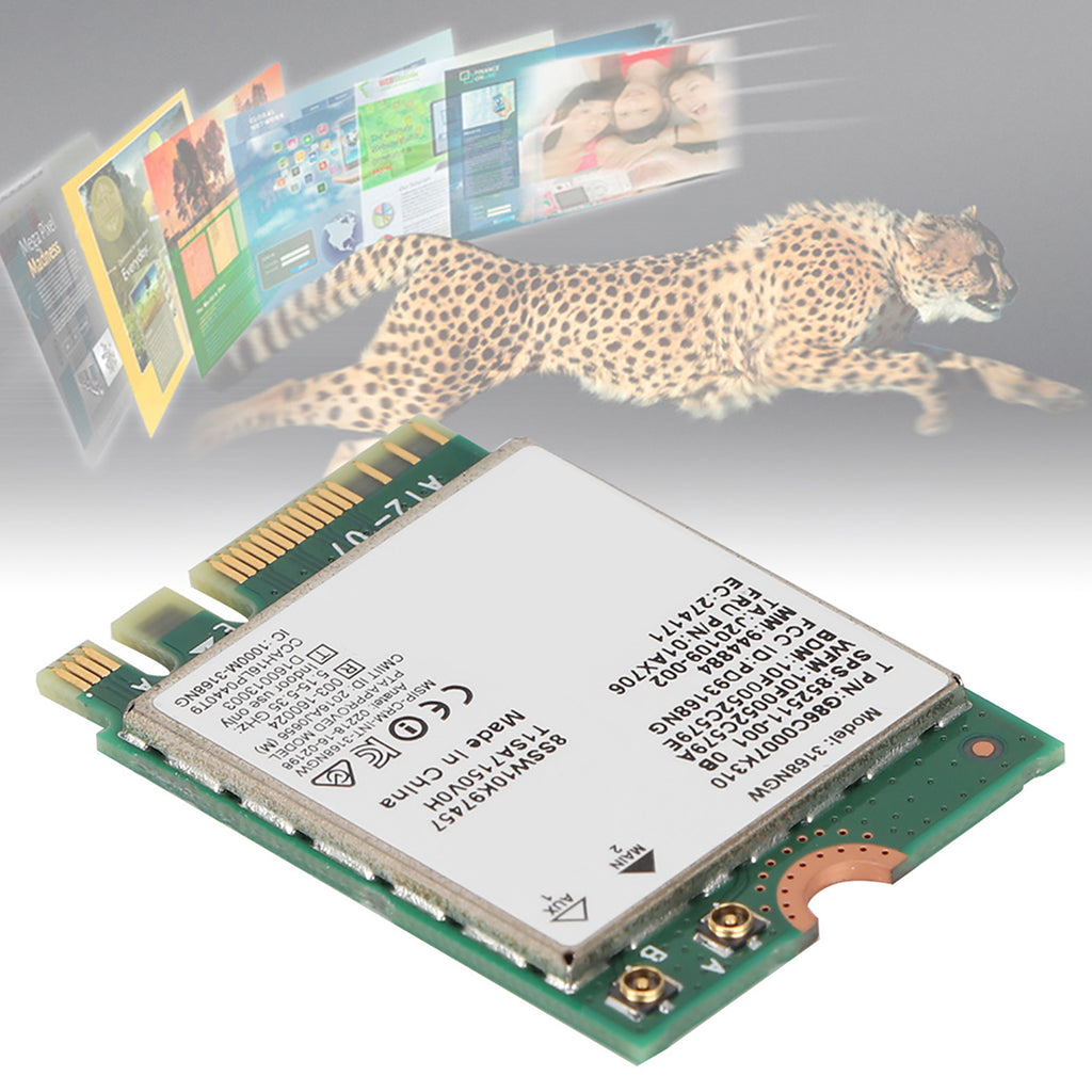 Internet 3168NGW Wireless-AC Double bande Carte réseau Wifi avec Bluetooth 4.2