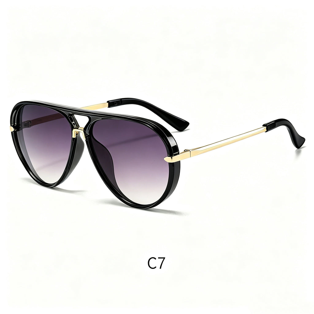 Lunettes de soleil de style grenouille