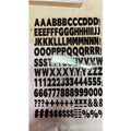1680pcs Fer sur la chaleur lettres de transfert et nombres Alphabets tissu lettre vinyle bricolage pour Sp