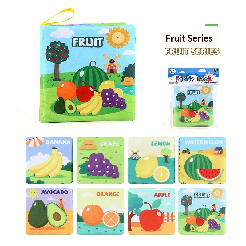 4 Pages 8 Côtés Livre de vêtements pour bébés Jouets éducatifs à l'épreuve des déchirures