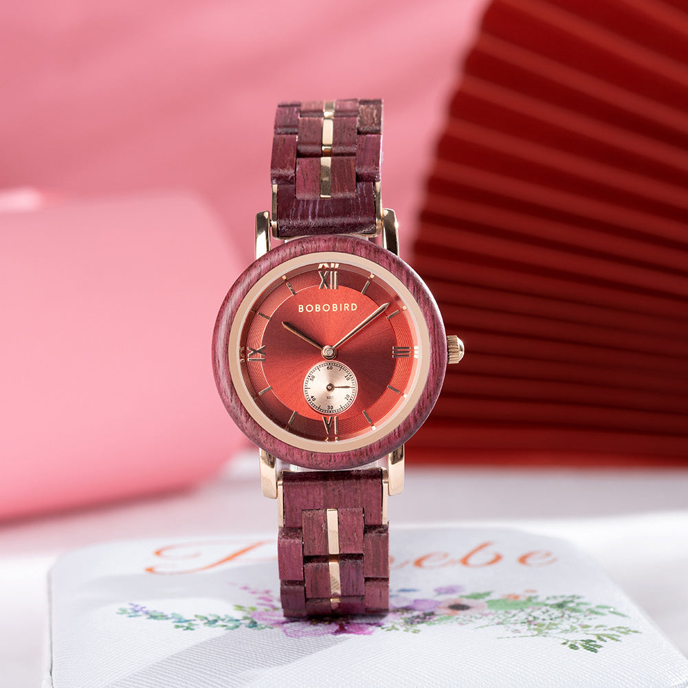 Montre Quartz en bois