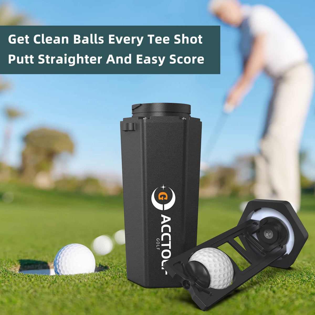 Golf Machine de lavage Sac de golf Portable Nettoyeur Accessoires Golf Balle de lavage