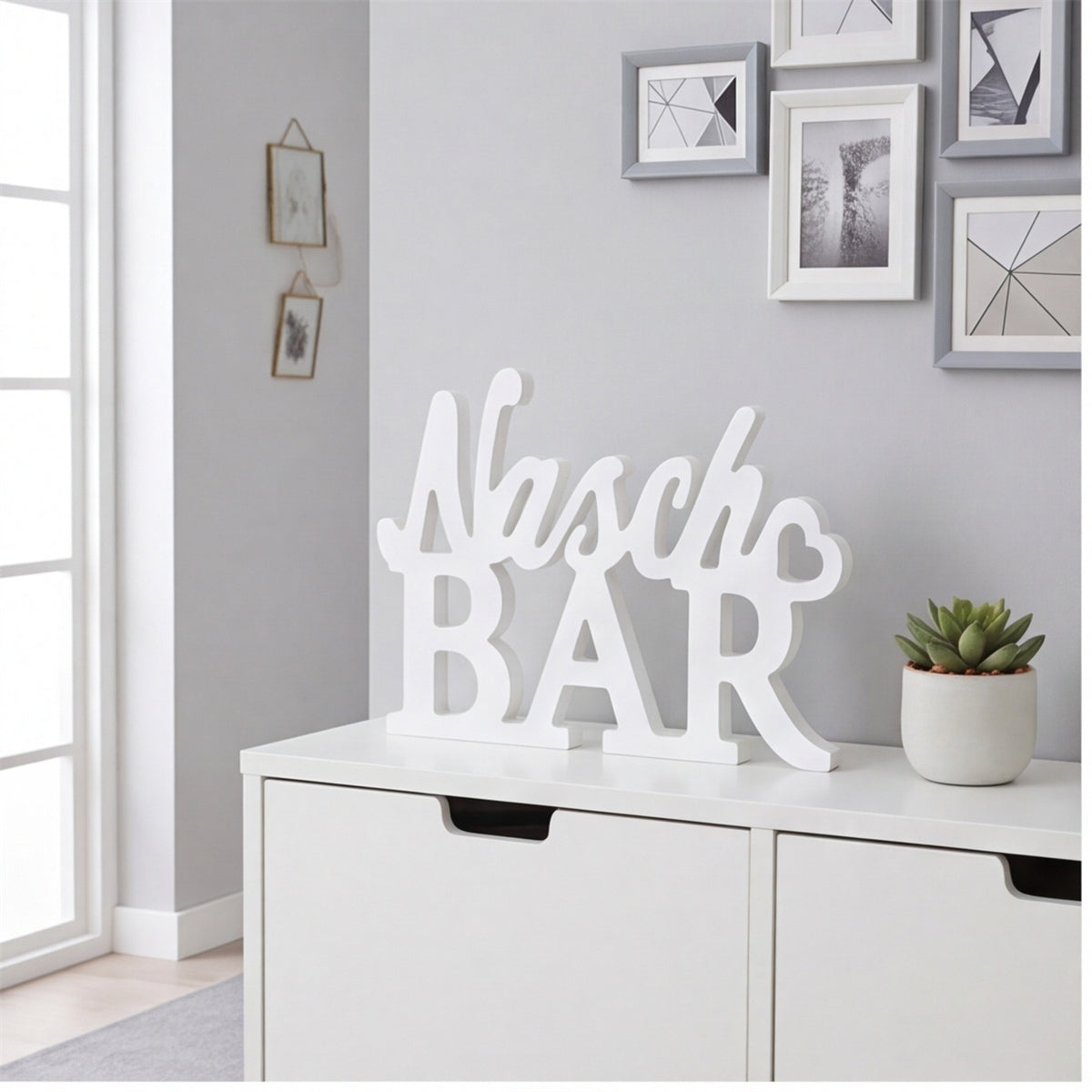 Nasch Bar - Affichage de table – Support pratique pour la présentation – Party Deco