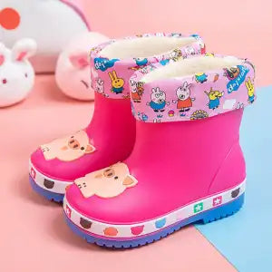 Les chaussures imperméables pour enfants en dinosaure sont épais et souples