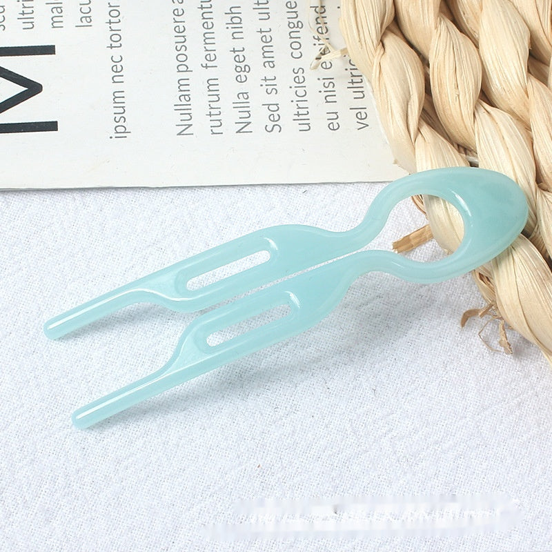 Style européen et américain Large U-forme femme simple Joker Hairclip
