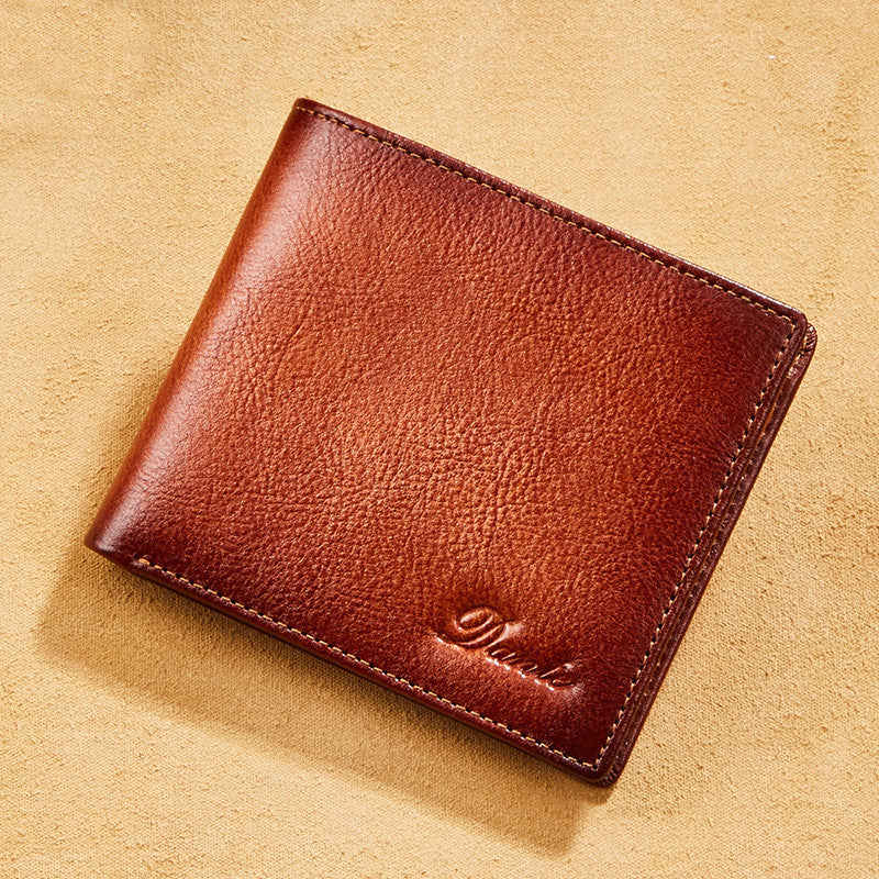 Portefeuille de vache de première couche pour hommes