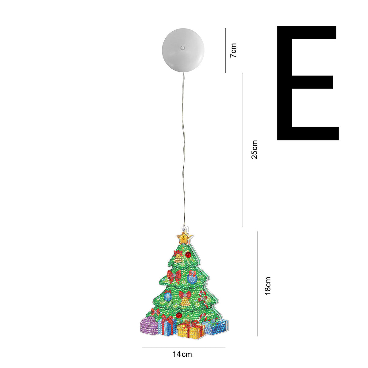 Afficher LED Fenêtre de verre party lumières de décoration avec des ventouses
