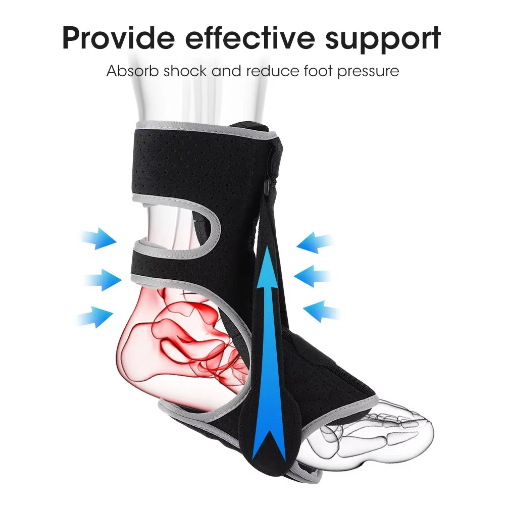 Support de la plaque d'acier de chute de pied réglable