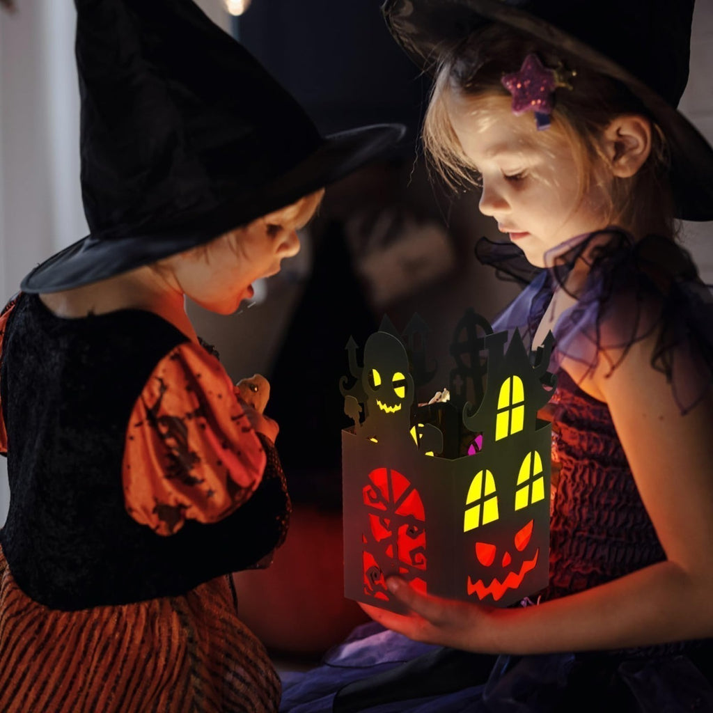 Ensemble d'artisanat de maison hantée d'Halloween 12 pièces