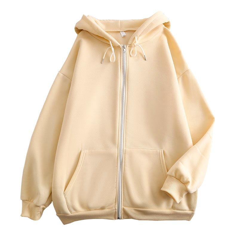 Veste à manches longues polyvalente à capuche zippée