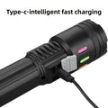 2pcs Super Bright Powerful Rechargeable LED Flashlight