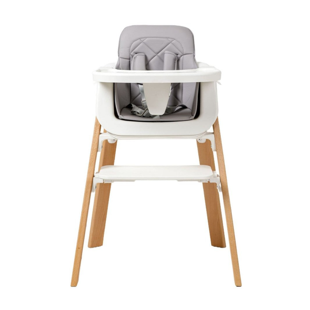 Chaise pour bébé réglable en bois massif