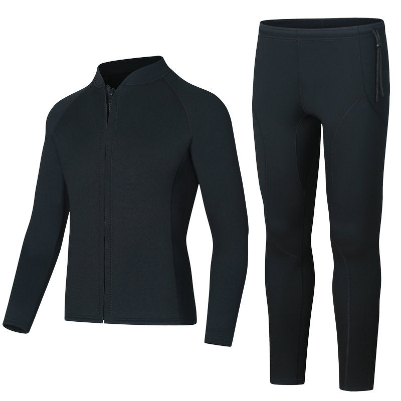 Pantalon de plongée 3mm Split à manches longues Pantalon Snorkeling Maillot de bain