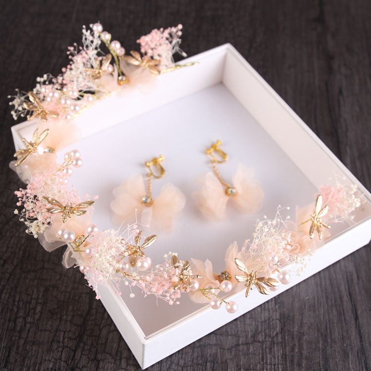 Fils de soie Gypsophila Tête de mariée