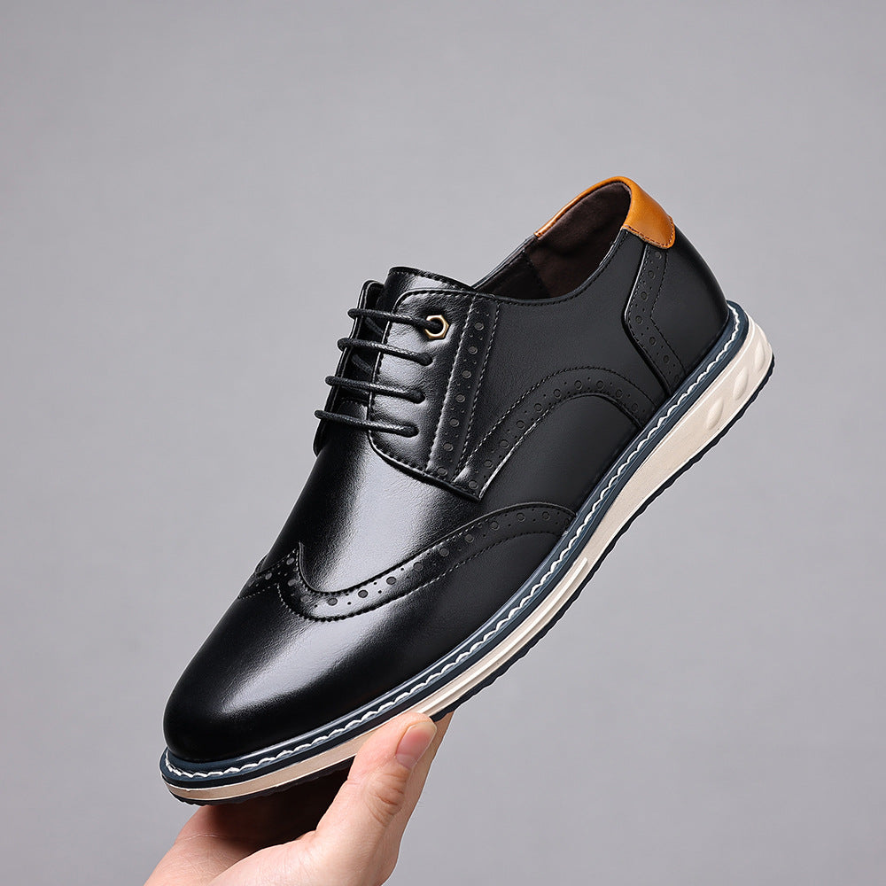 Chaussures en cuir casual pour hommes britanniques