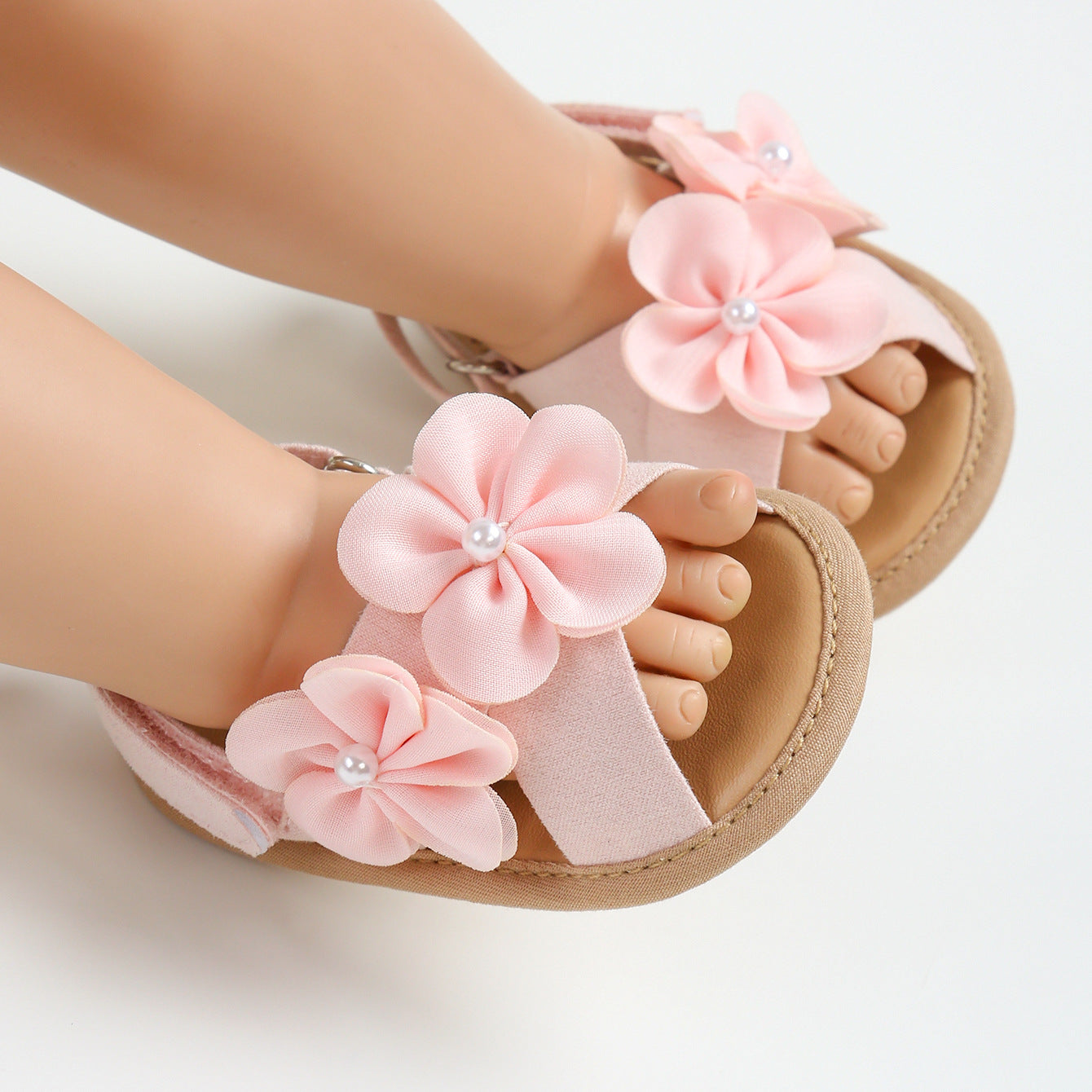Fashionnable petite prune Blossom Sandales bébé tout-petit