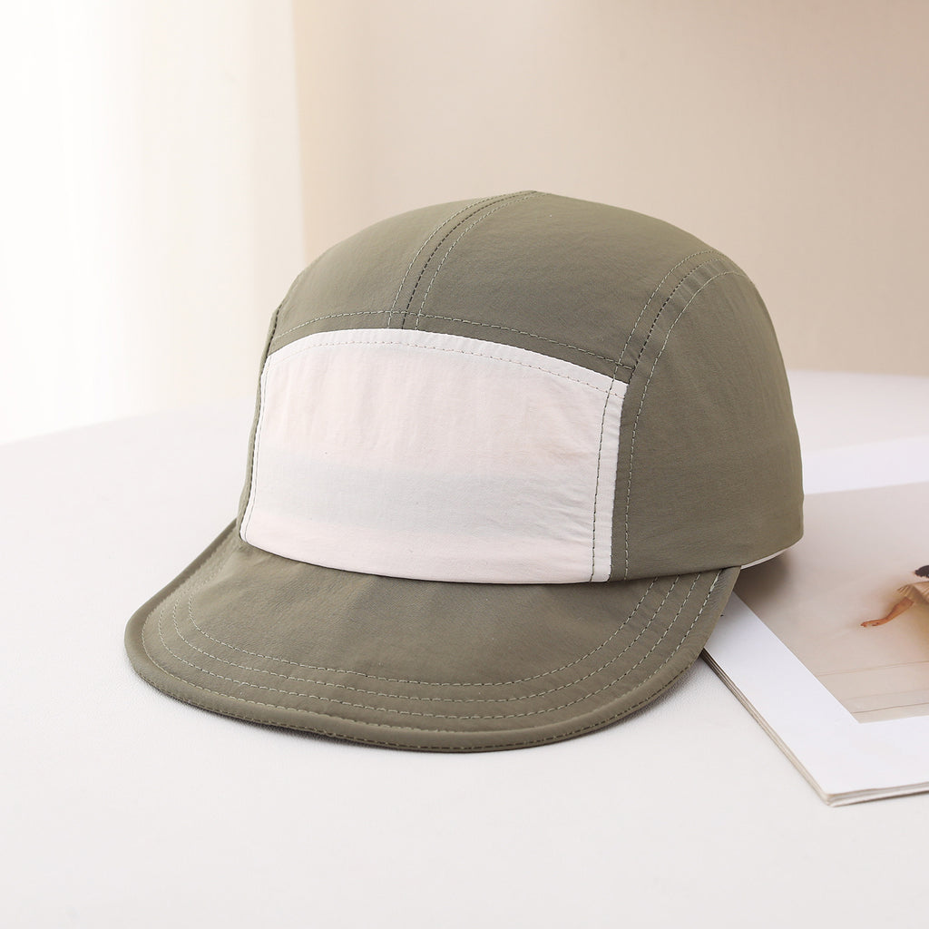Chapeau Hip-hop plat réglable multicolore homme avec protection solaire