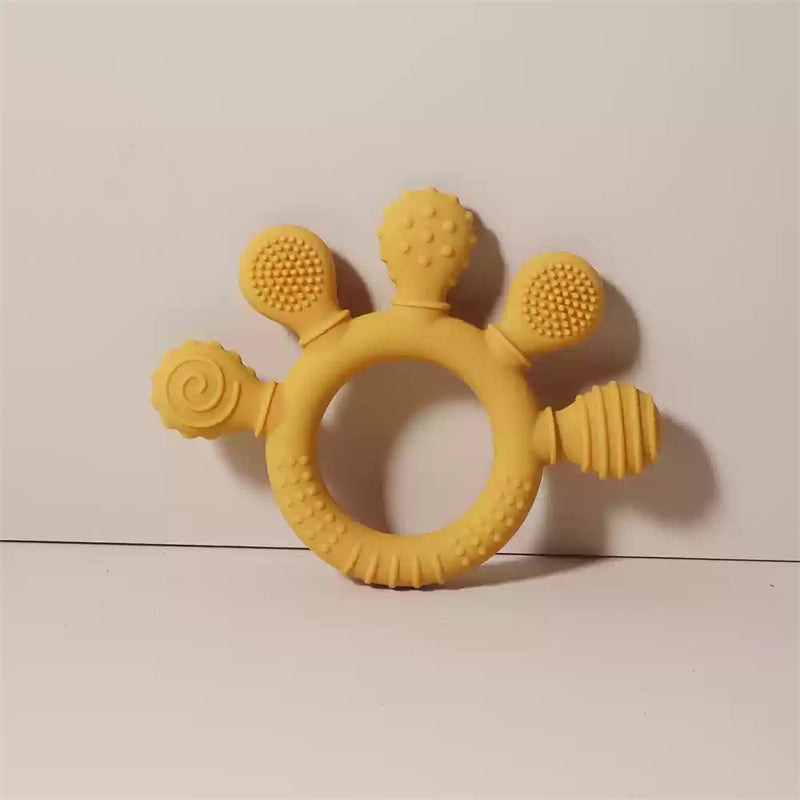 Enceinte de maintien de main en silicone comestible