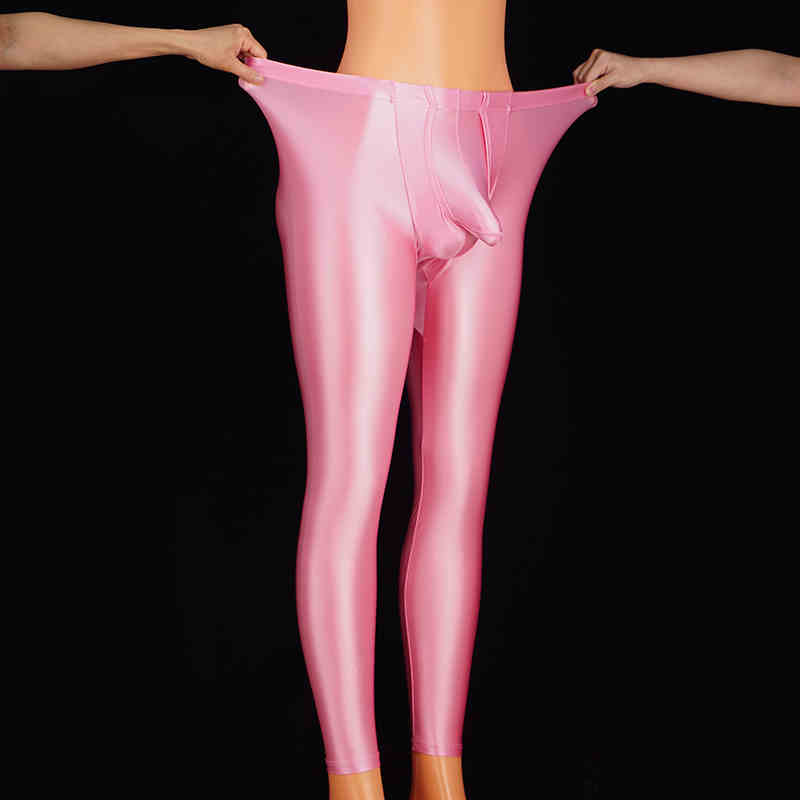 Shiny Sexy Leggings hommes Slim Fit Free Plus Taille