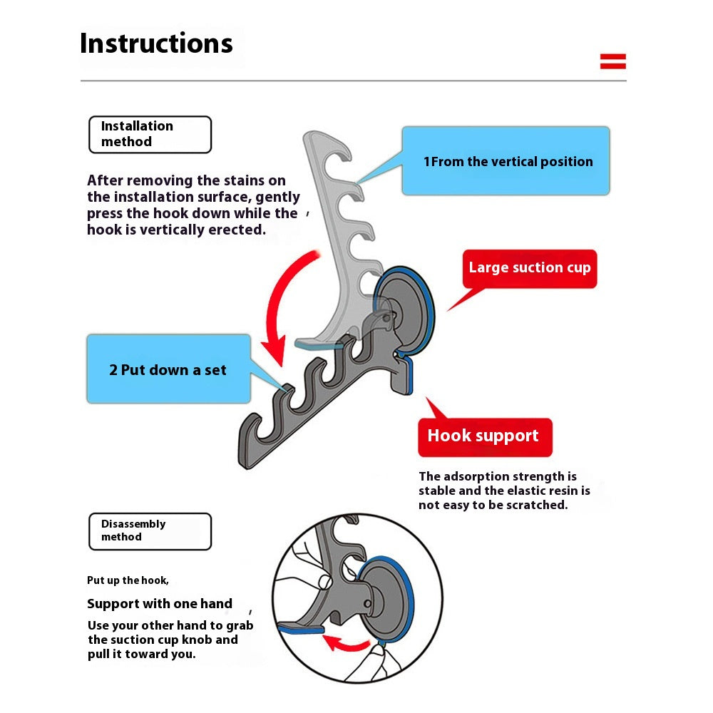 Entreposage et Placement Voiture Pêche Sucker Pêche Rod Bracket