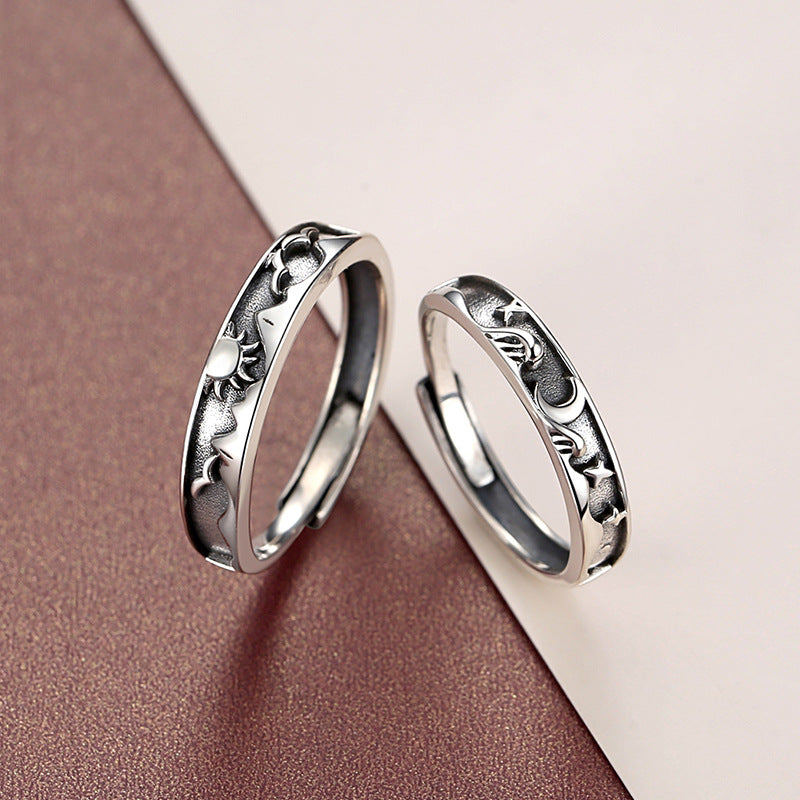 Bague réglable de mode de luxe pour hommes et femmes