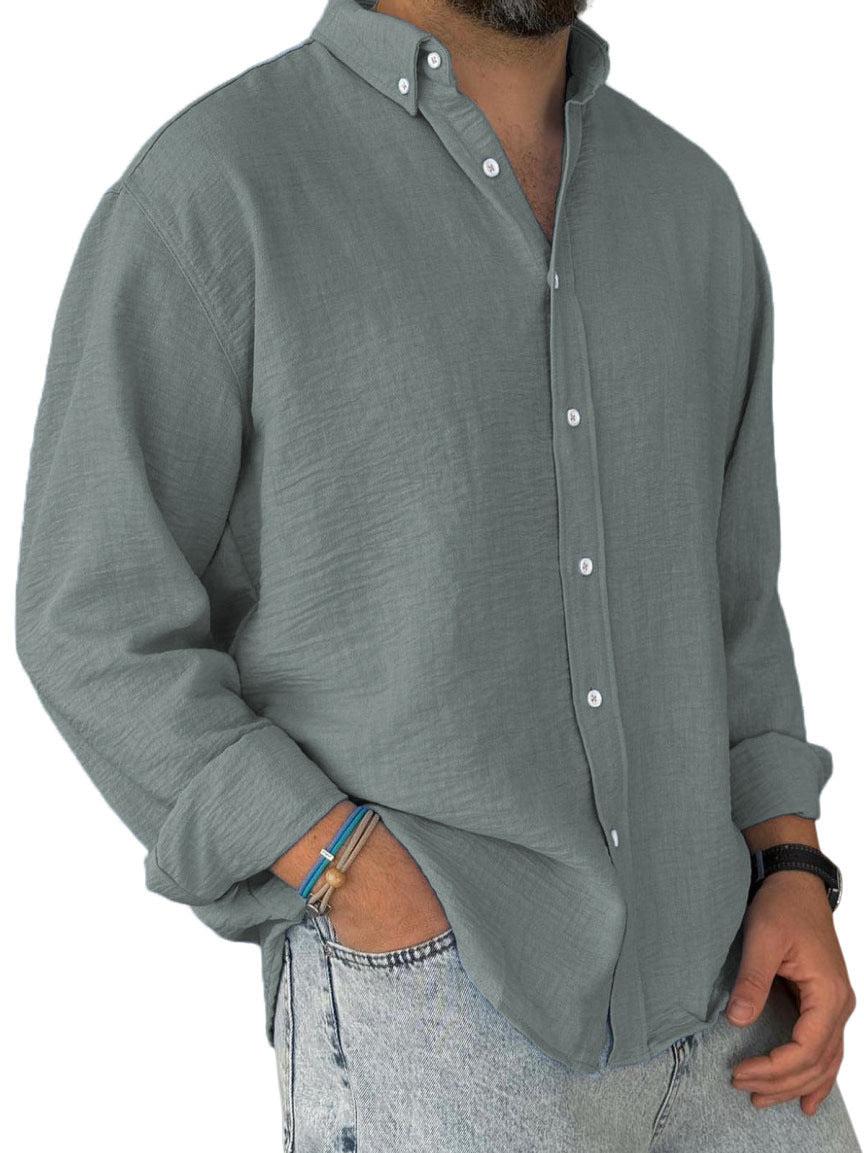 Chemise à manches longues à manches longues pour hommes