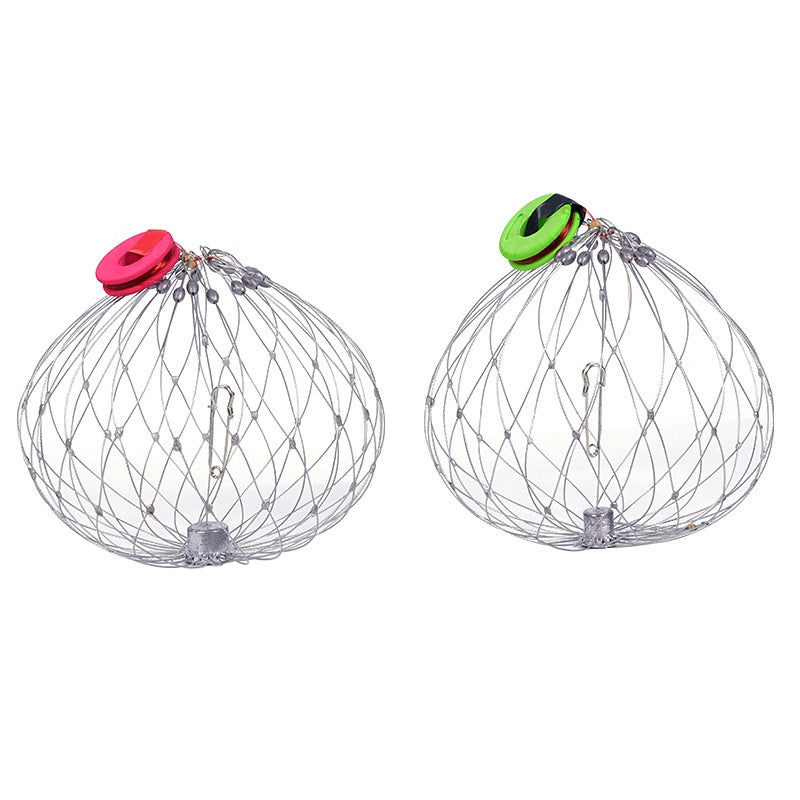 Crabe de pêche en acier filet d'ouverture et de fermeture automatiques Crabe bleu outil Portunid