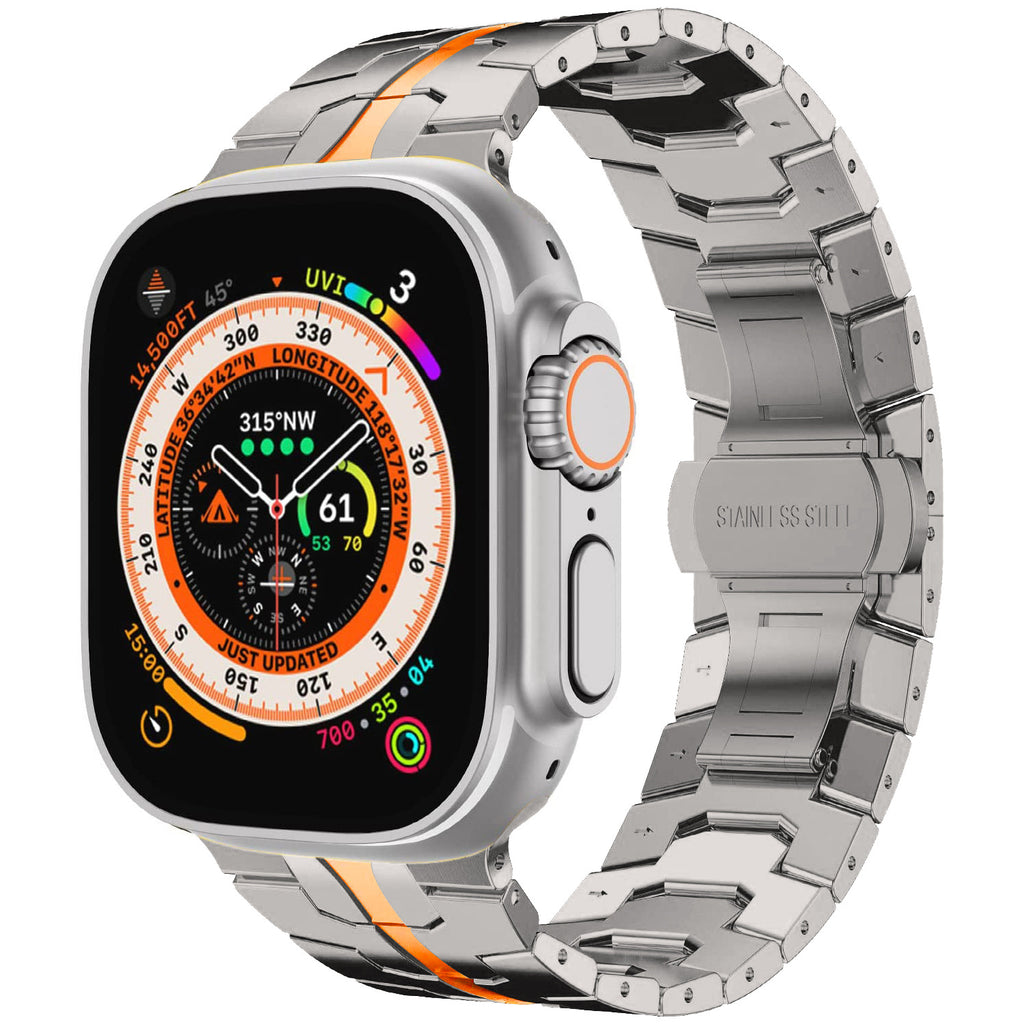 Bracelet en acier inoxydable en acier massif