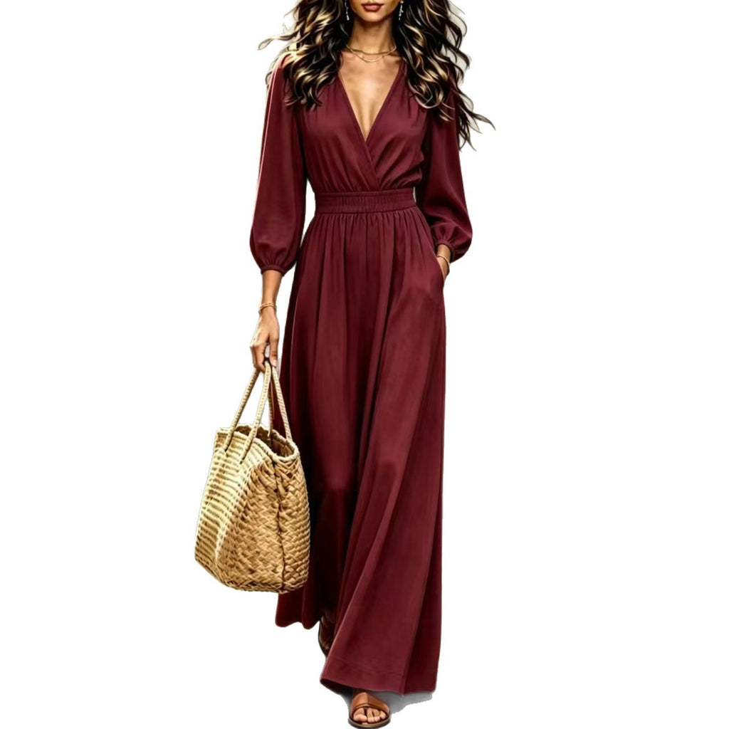 Commuter-style V-col combinaison de saut pour femmes