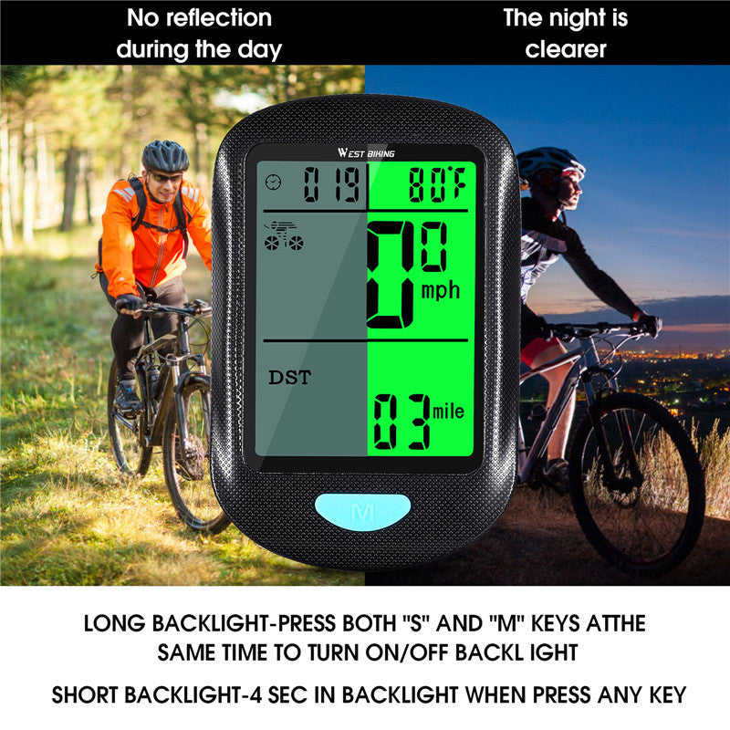 Vélo sans fil chronomètre Velomètre fixation vélo