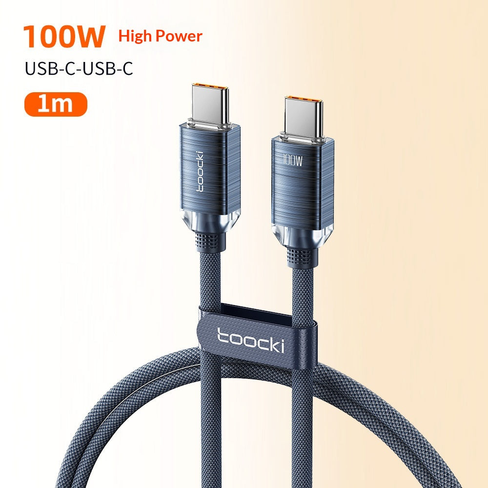Transparent Fast Charging Data Cable