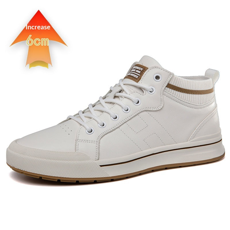 Hommes Invisible Mid-top Chaussures de taille croissante