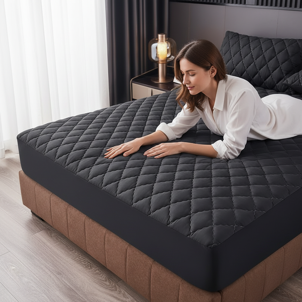 1PC diamant matelassé feuille ajustée