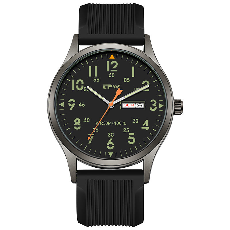 Montre homme en nylon tricoté occasionnel