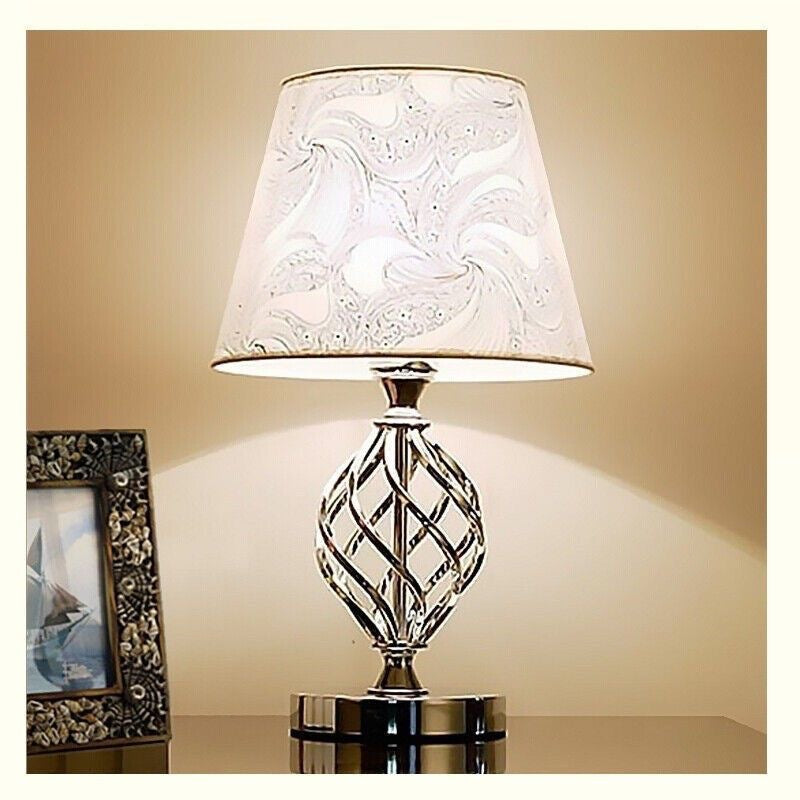 Étude simple Salon et chambre côté lit Lampe de table de protection des yeux créatif
