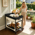 Lit de chien élevé avec étanche Oxford pour placard