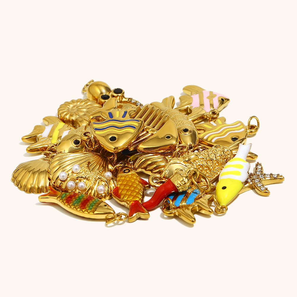 Accessoire pendentif mode Elegant Niche thème océan