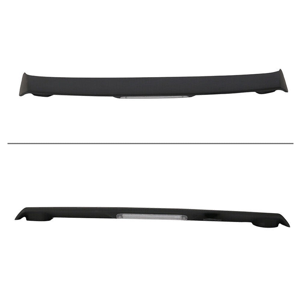 Pour 2009-2011 Corolla E140 OE Primer Matte Black Trunk Spoiler LED Lampe de frein