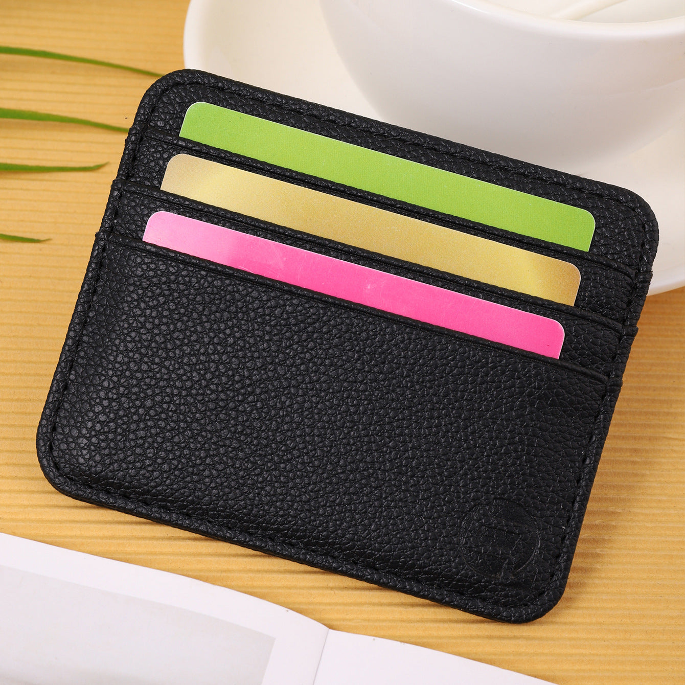 Fashion Minimalist Creative Ultra-mince couleur correspondant porte-carte