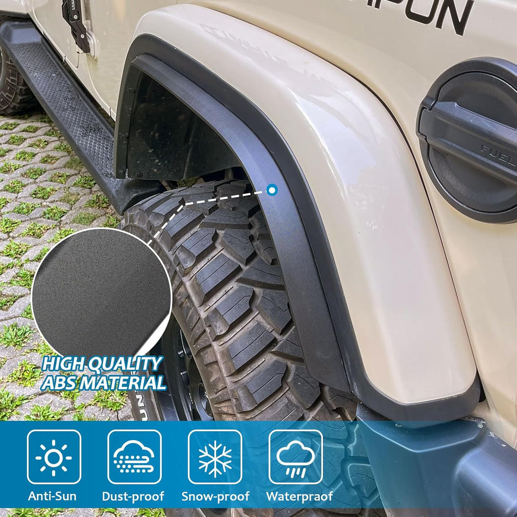 Barres avant et arrière compatibles avec Jeep Wrangler JL et JLU Unlimited Rubi 2018