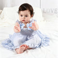 Girls' Summer Doll-style Top and Shorts Three-Piece Set