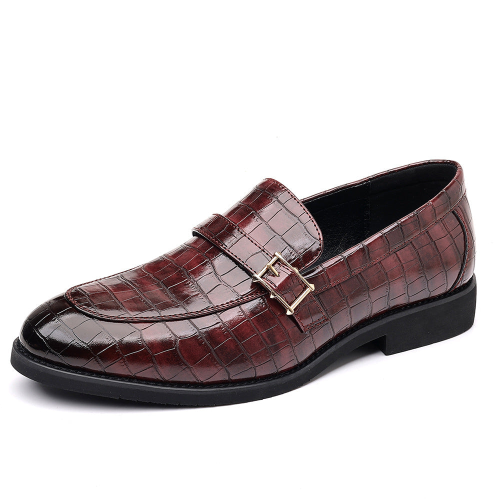 Chaussures en cuir élégant Casual Plus pour hommes