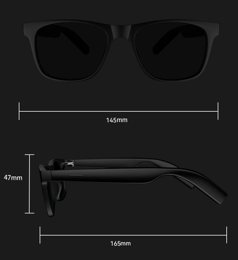 Lunettes de soleil Bluetooth pour la traduction d'appel musical D11