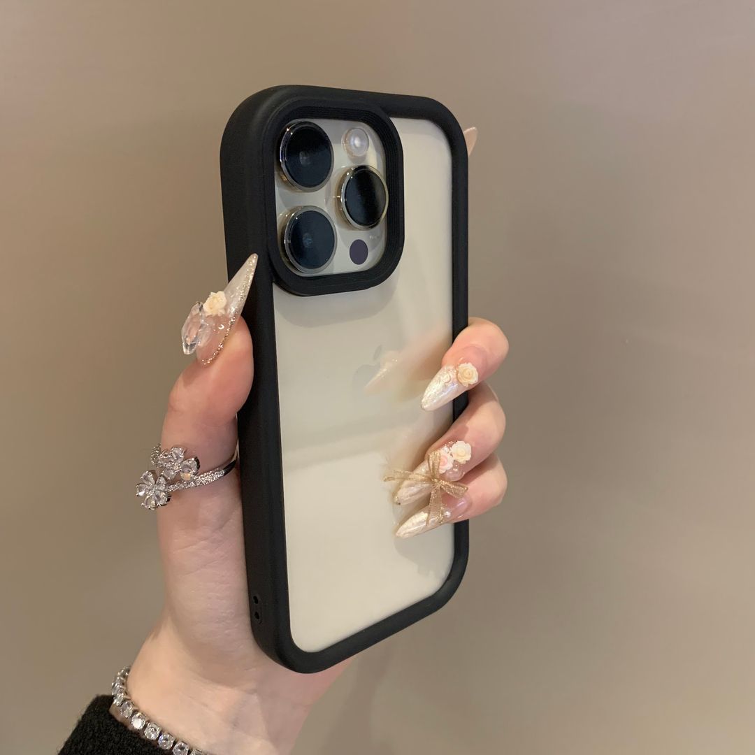 Advanced Case of Solid Color Drop-Resistant Transparent Phone